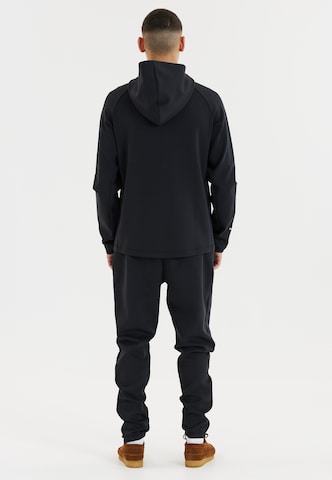 SOS Athletic Zip-Up Hoodie 'Vail' in Black