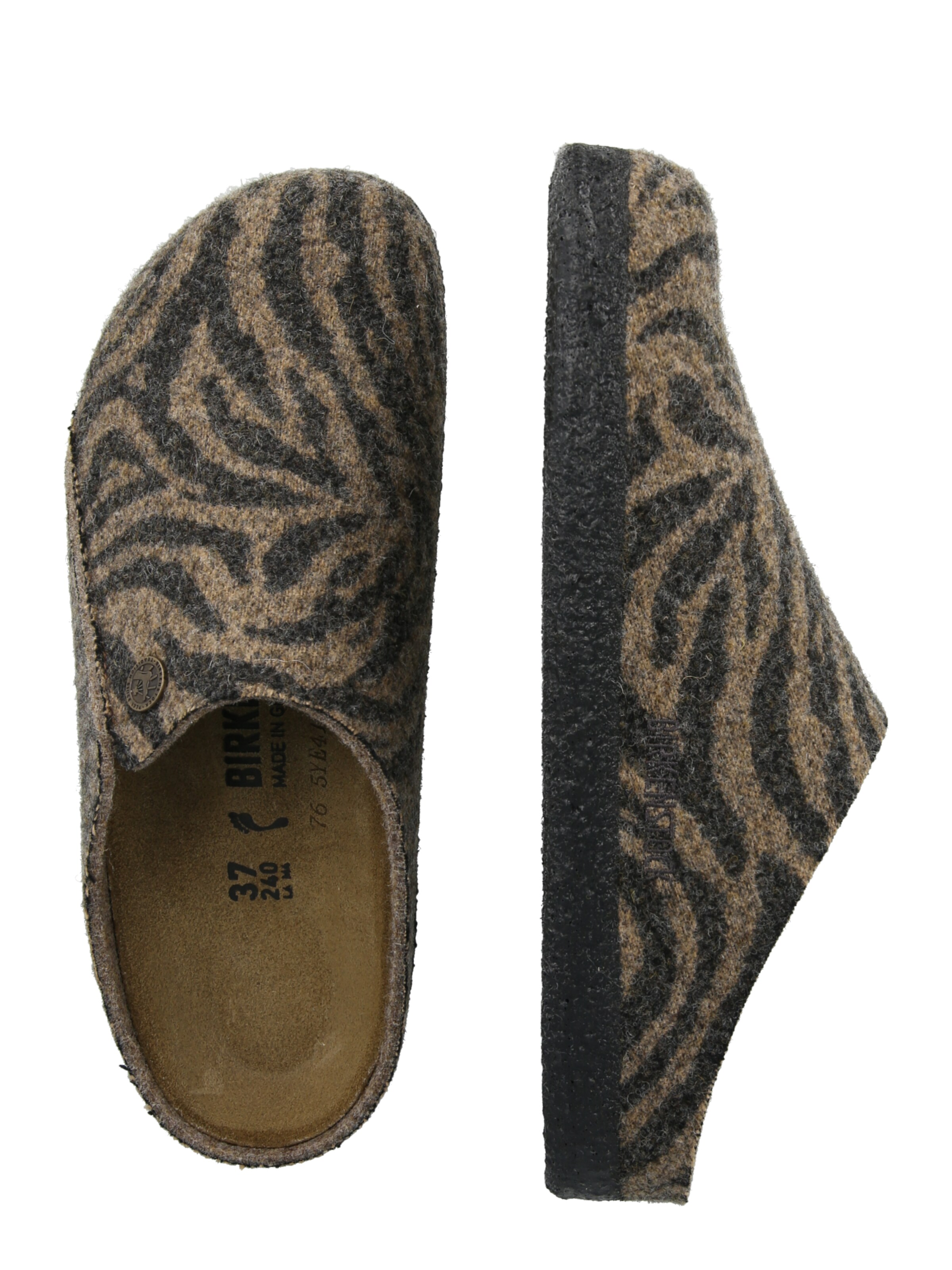 BIRKENSTOCK Kapcie 'Zermatt' w kolorze brązowy