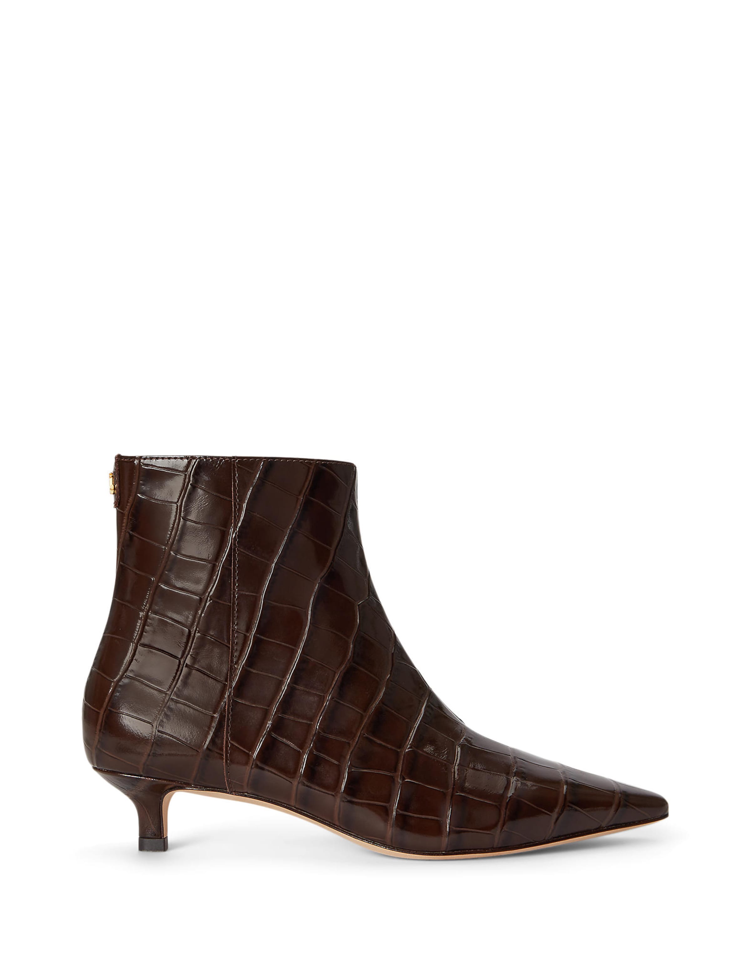 Ankle boots di Lauren Ralph Lauren in marrone: frontale