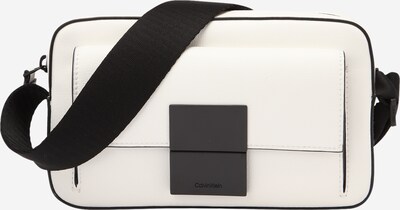 Calvin Klein Τσάντα ώμου 'ICONIC' σε μαύρο / offwhite, Άποψη προϊόντος