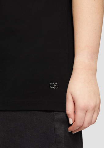 QS Shirt in Schwarz