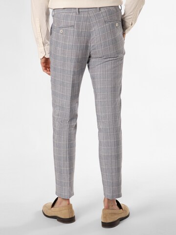 Coupe slim Pantalon à plis ' Hoxdon ' Finshley & Harding London en gris