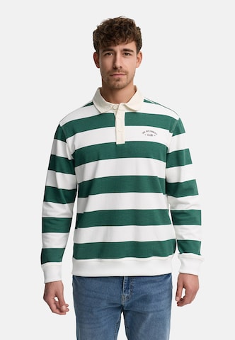 INDICODE JEANS Sweatshirt 'Lemon' in Groen: voorkant