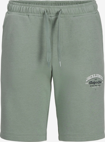 Jack & Jones Junior Loosefit Shorts in Grün: Vorderseite