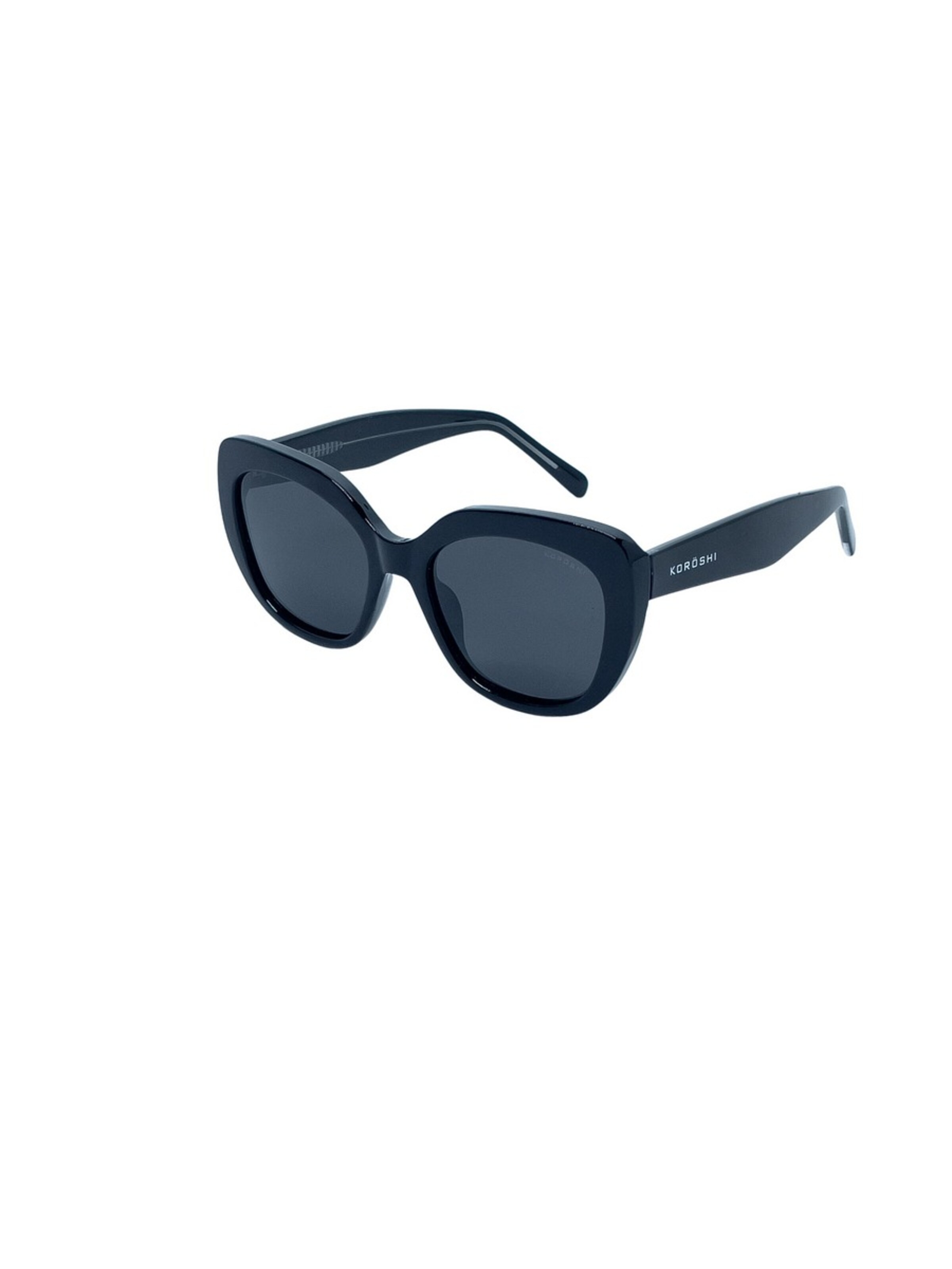 KOROSHI Sunglasses in Black: front