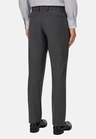 Regular Pantalon à plis Boggi Milano en gris