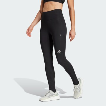 ADIDAS PERFORMANCE Kitsas Spordipüksid 'Ultimate', värv must: eest vaates