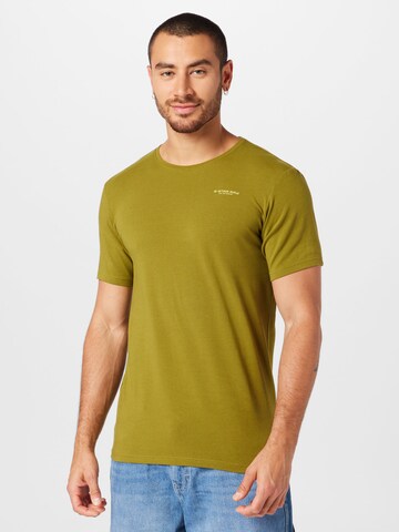 G-STAR T-Shirt in Grün: Vorderseite