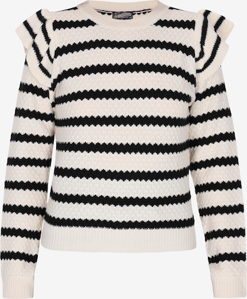 DreiMaster Vintage Trui in Wit: voorkant