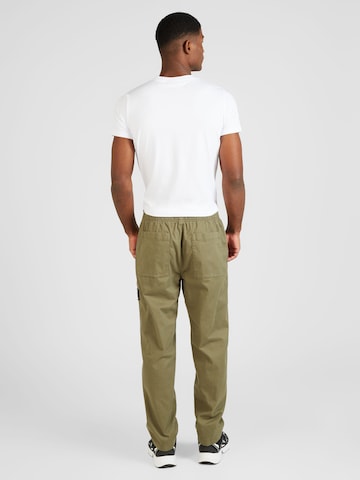 Calvin Klein Jeans Loosefit Kalhoty – zelená