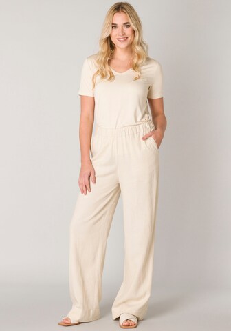 BASE LEVEL Loose fit Pants in Beige