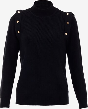 Pull-over caspio en noir : devant