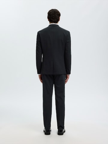 SELECTED Slim fit Suit Jacket 'SLMLOMAIR' in Black