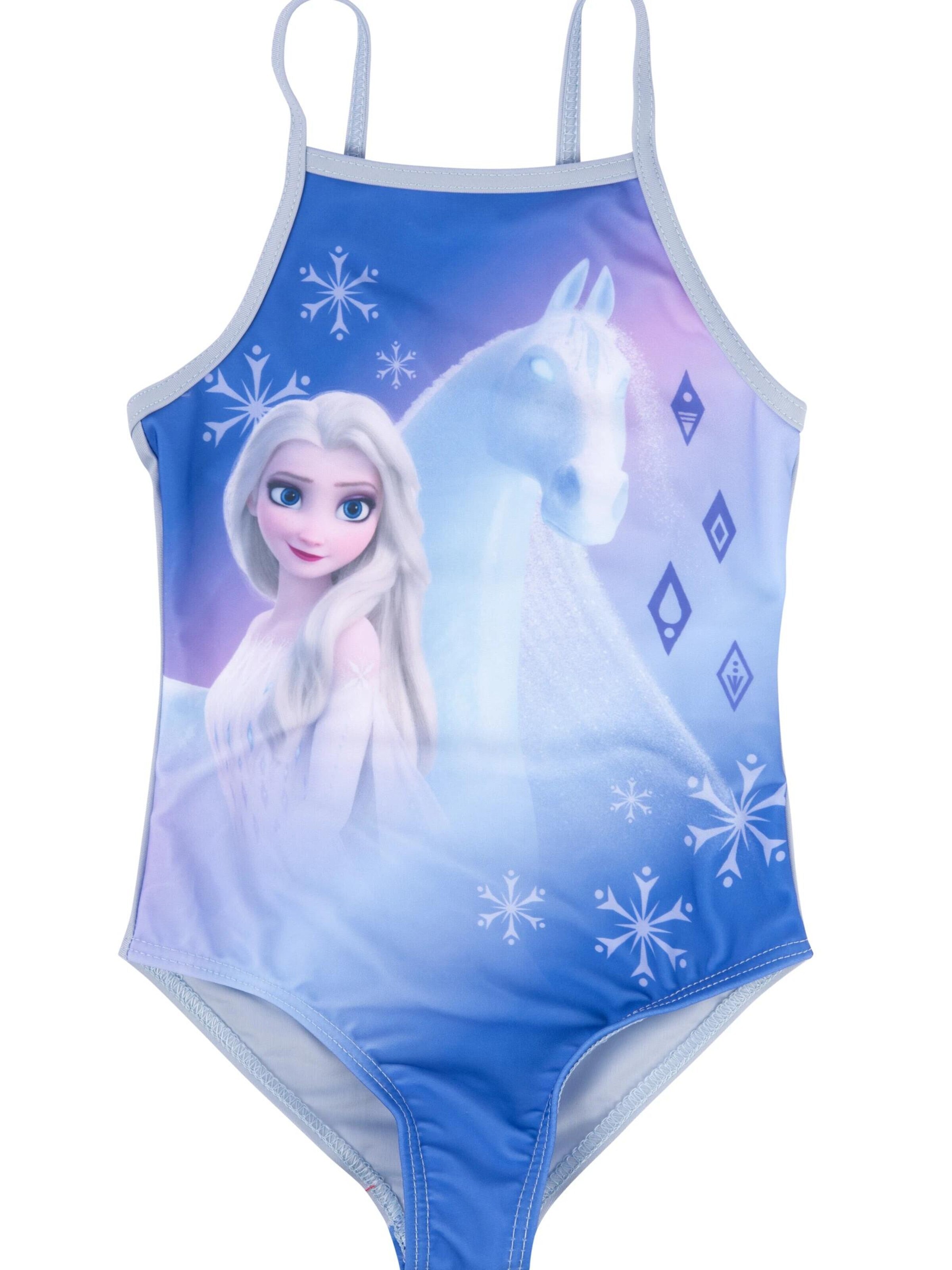 Disney Frozen Swimsuit 'Elsa Frozen' in Blue: front
