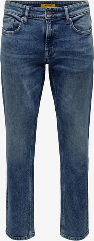 Only & Sons Slimfit Jeans 'WEFT' in Blauw: voorkant