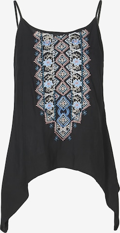 KOROSHI - Blusa en negro: frente