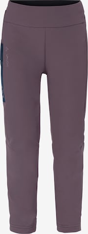 VAUDE Regular Outdoor Pants 'Patiki' in Purple: front