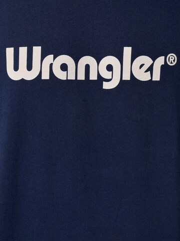 WRANGLER Bluser & t-shirts 'LOGO TEE' i blå