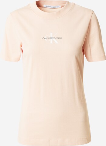 Calvin Klein Jeans T-Shirt in Pink: predná strana