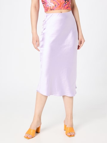 VILA Skirt 'Dinna' in Purple: front