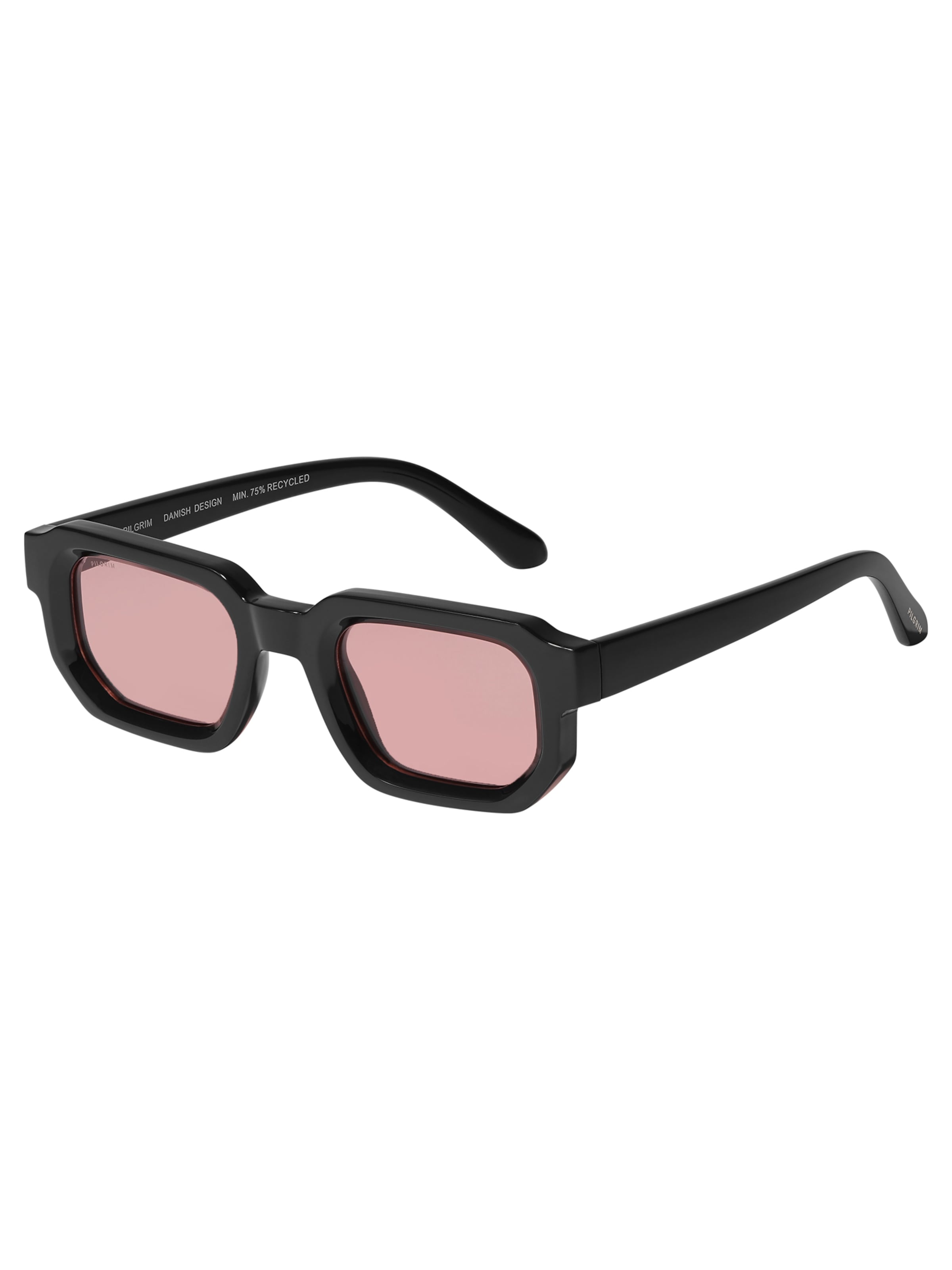 Pilgrim Zonnebril 'AUSTEN' in Zwart: voorkant