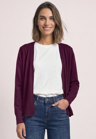 STREET ONE Strickjacke in Rot: Vorderseite