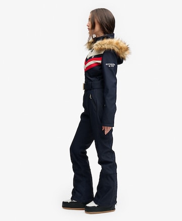Superdry & Co Jumpsuit 'Chevron' in Blauw