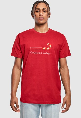 T-Shirt 'Christmas Loading' Merchcode en rouge : devant