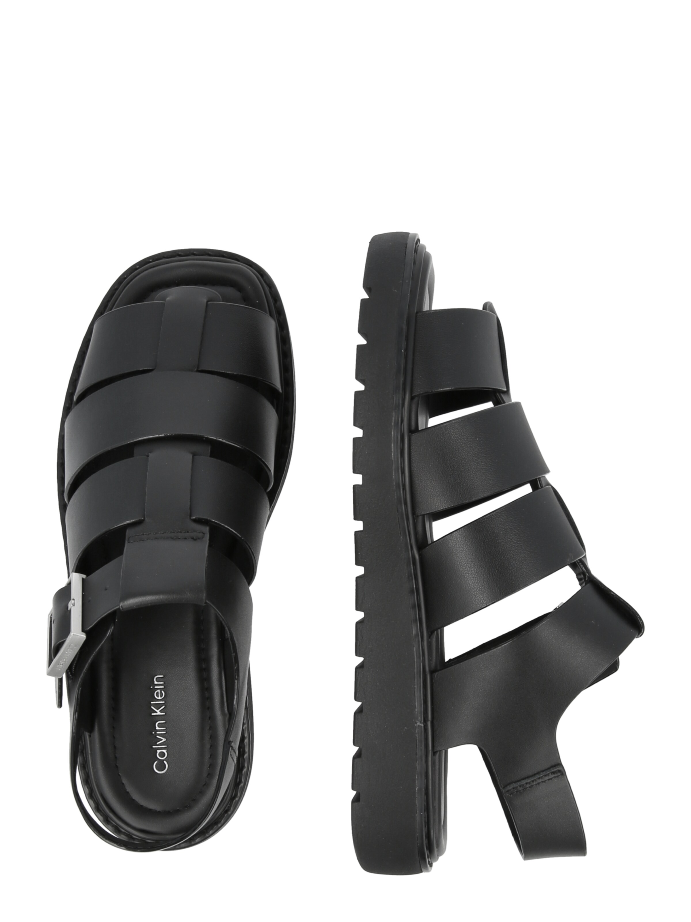 Sandale de la Calvin Klein pe negru