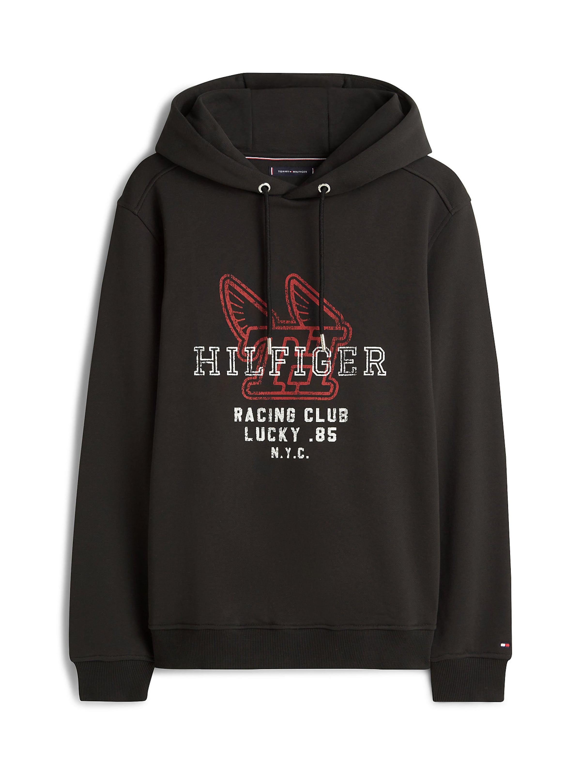 TOMMY HILFIGER Sweatshirt in Black: front