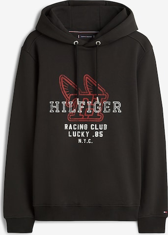 TOMMY HILFIGER Sweatshirt in Black: front