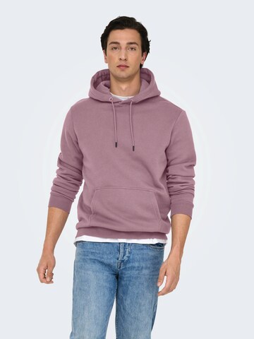 Only & Sons - Ajuste regular Sudadera 'ONSCeres' en lila: frente