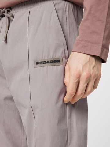 regular Pantaloni con piega frontale 'ALBION' di Pegador in grigio