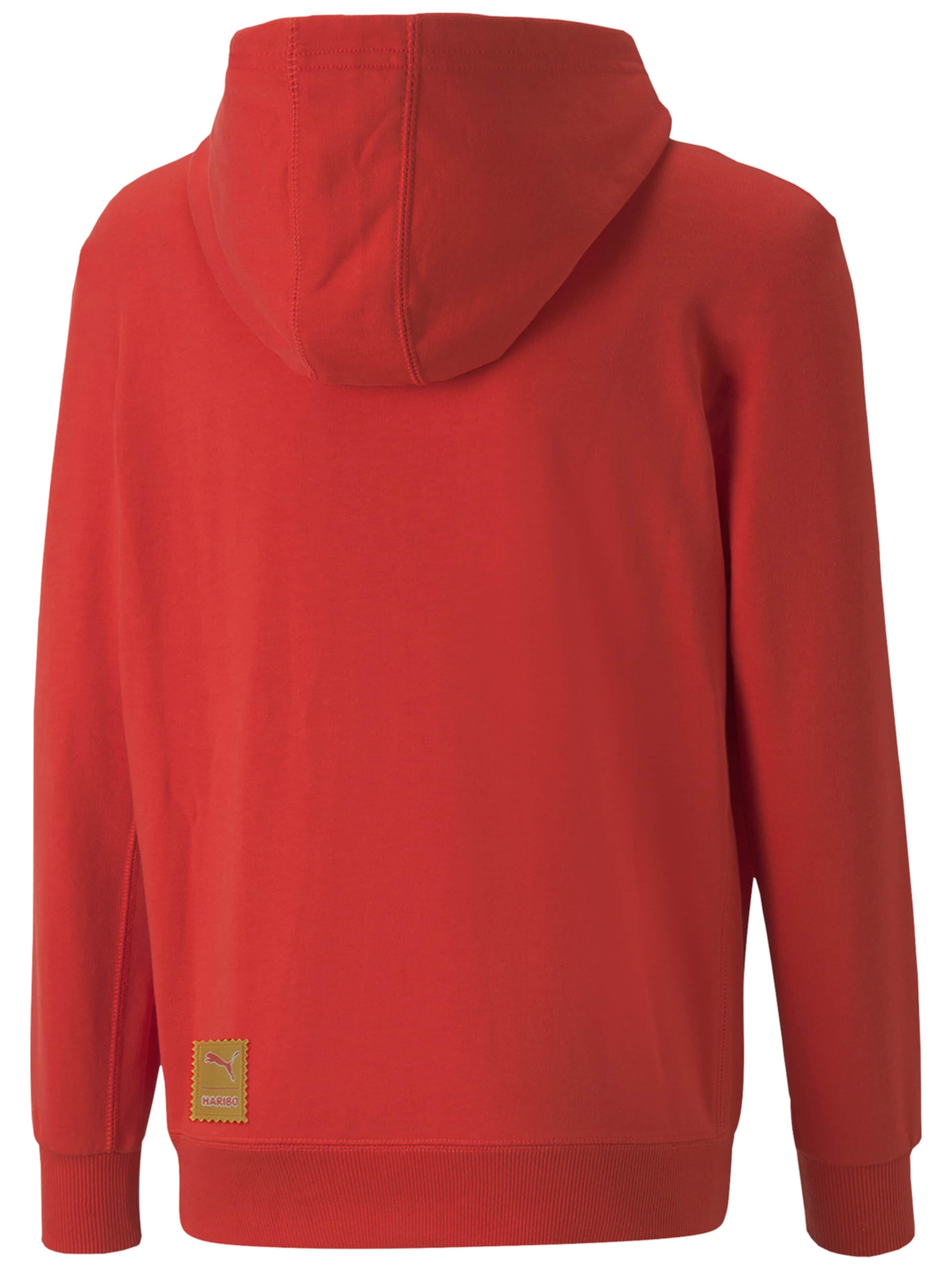 Giacca di felpa 'Puma Hoodie' di PUMA in rosso