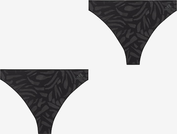 ADIDAS SPORTSWEAR Athletic Underwear ' THONG ' in Black: front