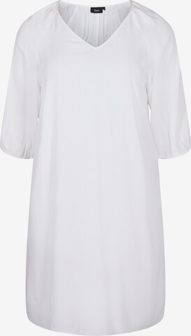 Robe 'XWINONA' Zizzi en blanc : devant