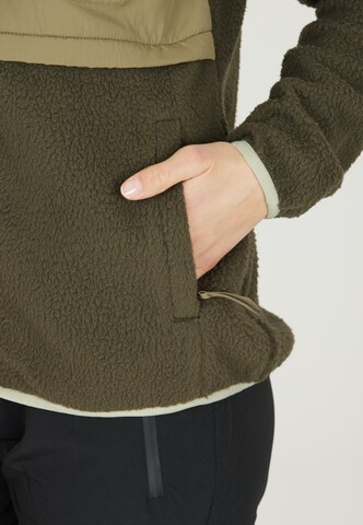 Whistler Athletic Fleece Jacket 'Oak' in Brown