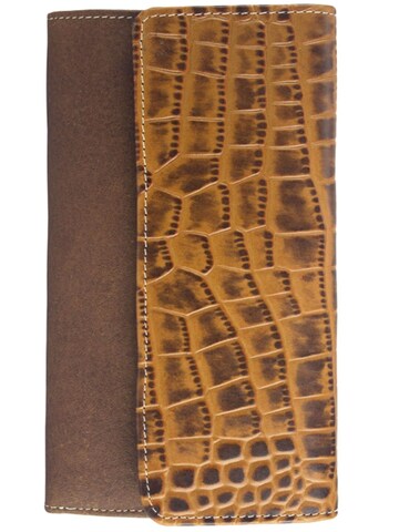 Sunsa Wallet in Brown: front