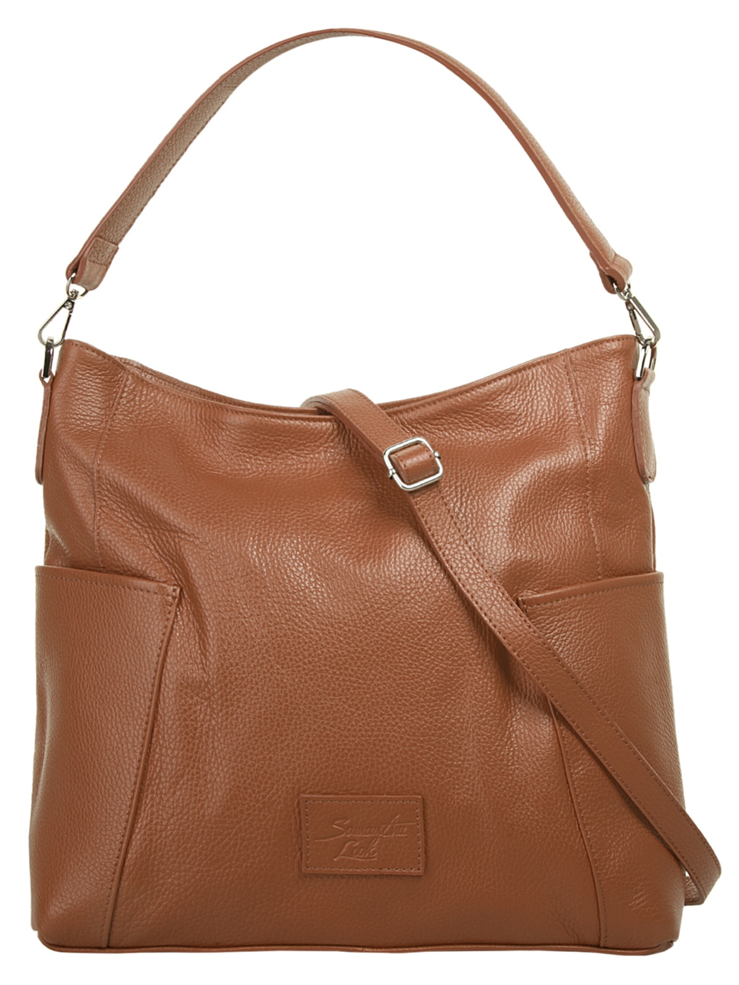 Cabas Samantha Look en marron : devant