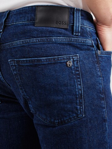 BOSS Slimfit Jeans 'DELAWARE' i blå