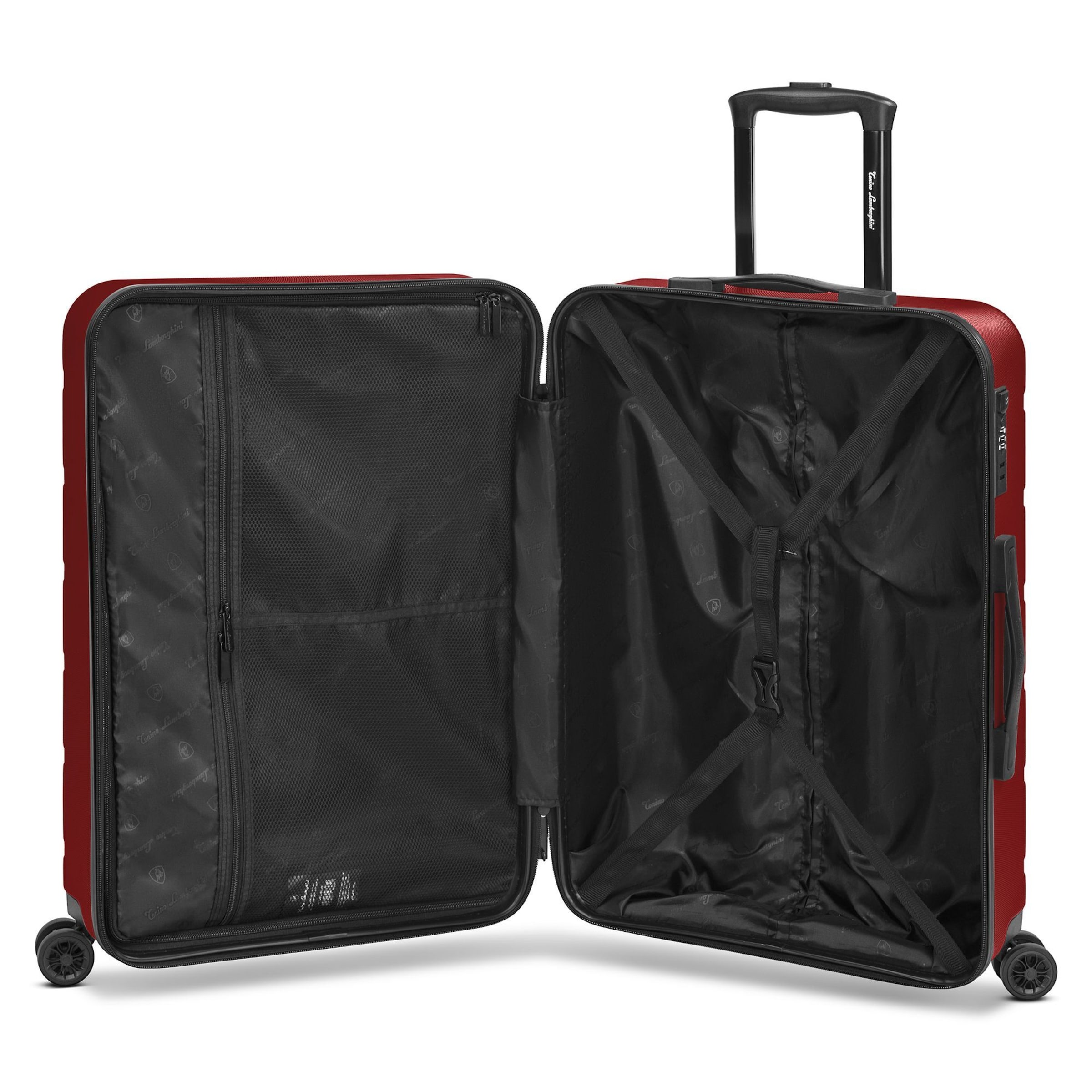 Ensemble de bagages 'Bologna' Tonino Lamborghini en rouge