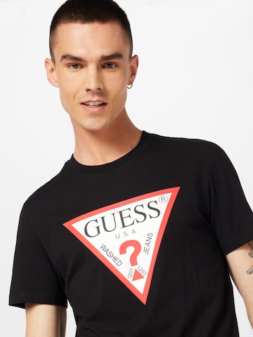 T-Shirt GUESS en noir