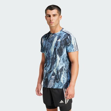 ADIDAS PERFORMANCE Performance Shirt 'Move for the Planet AirChill Tee' in Blue: front