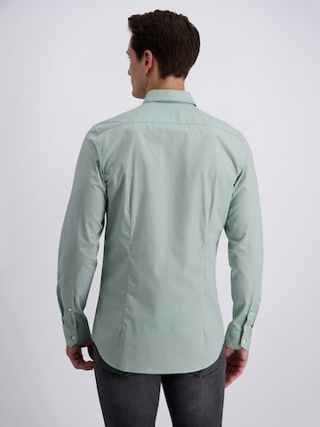 PIERRE CARDIN Slim fit Business shirt in Blue