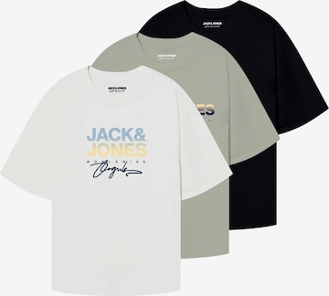 JACK & JONES T-Shirt 'JORCANGGU' in Schwarz: Vorderseite