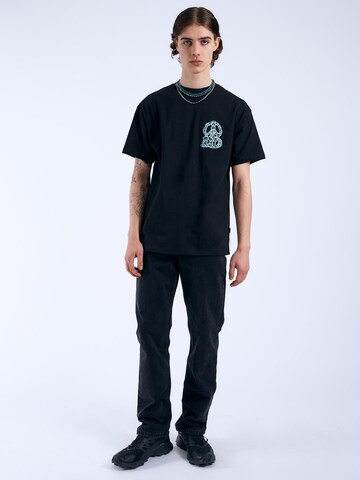 Dr. Denim Shirt 'Trooper Tee'‌ in Schwarz