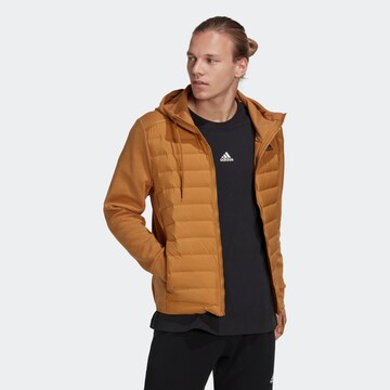 ADIDAS TERREX Outdoor jacket 'Varilite' in Brown: front