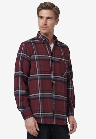 Rusty Neal Slim fit Overhemd in Rood: voorkant