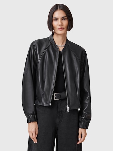 AllSaints - Chaqueta de entretiempo en negro: frente