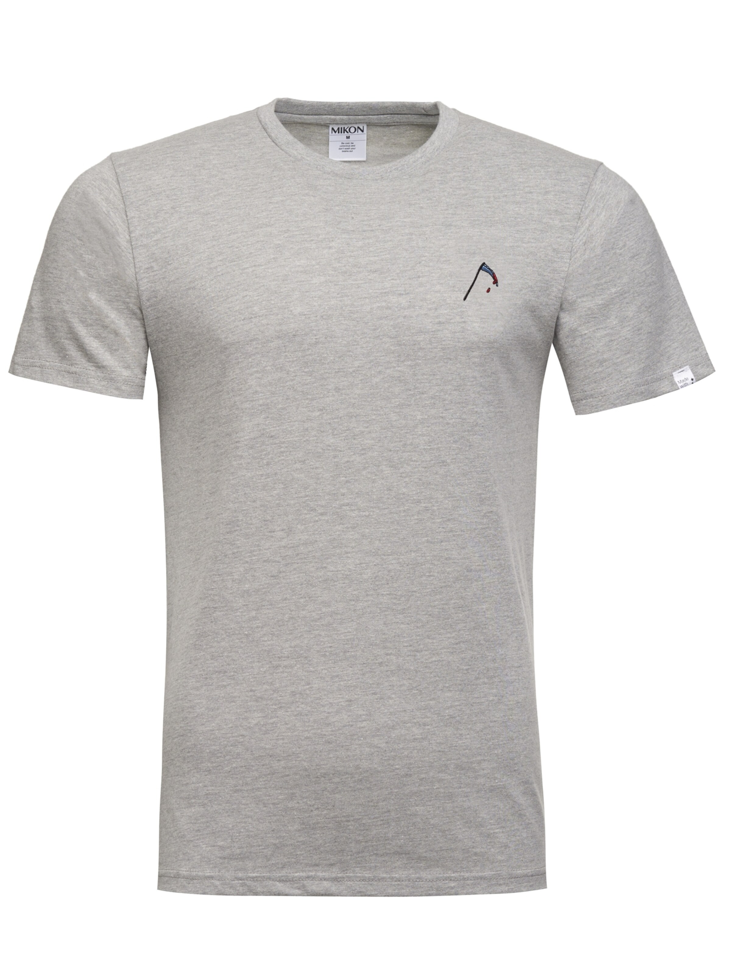 Mikon T-Shirt 'Sense' in Grau: Vorderseite